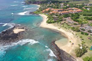 Drone Photo of Poipu Beach Park