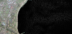 Model Output of Ocean Circulation Pattern