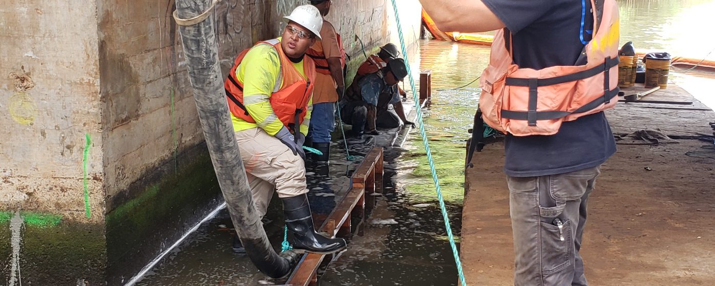 Waialua Bridge Emergency Scour and Stabilization Repairs Sea