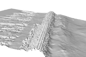 LiDAR scan of the Hilo Breakwater